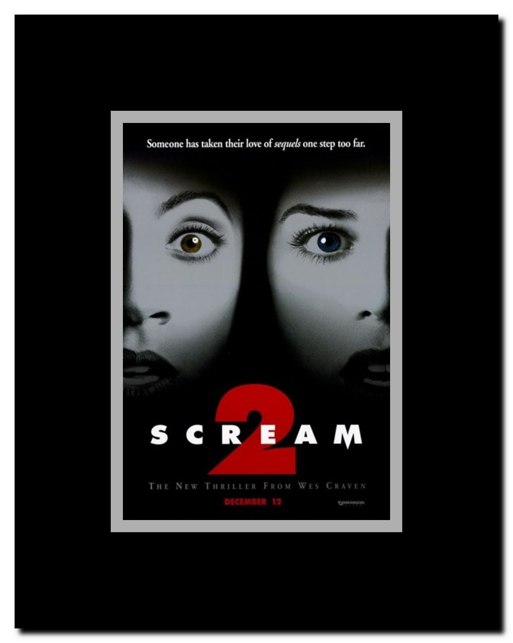 Scream 2 Framed Movie Poster