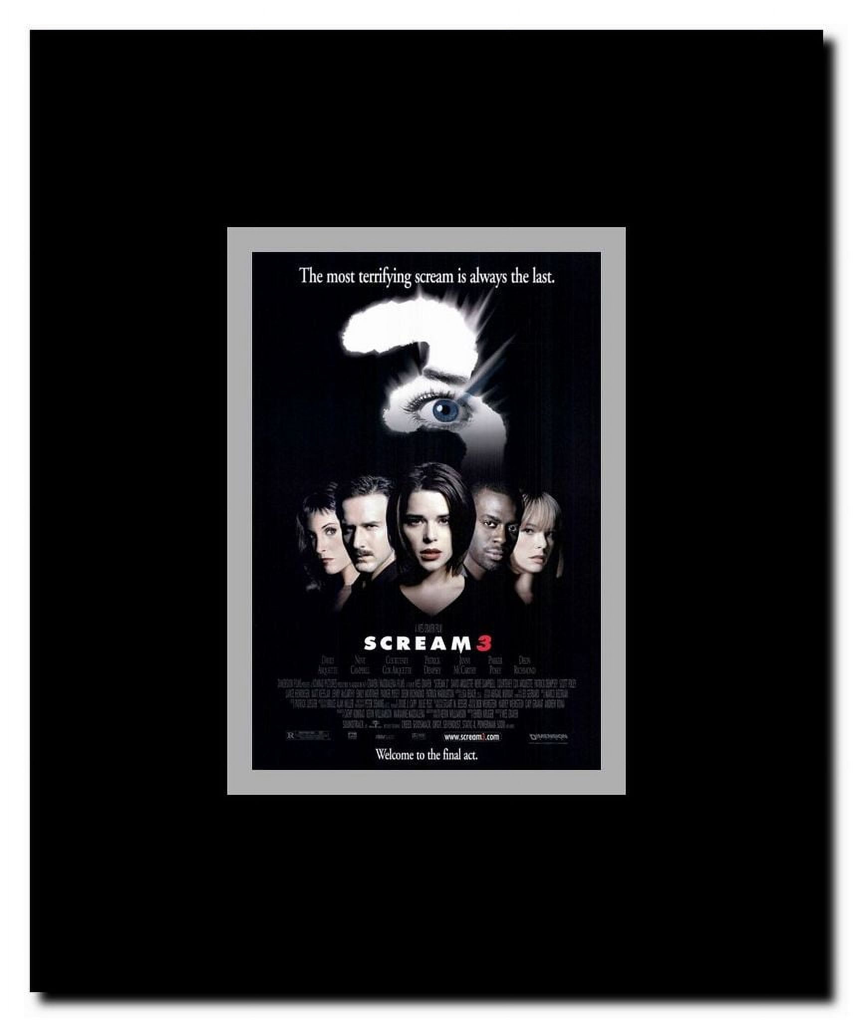 Scream 3 Framed Movie Poster