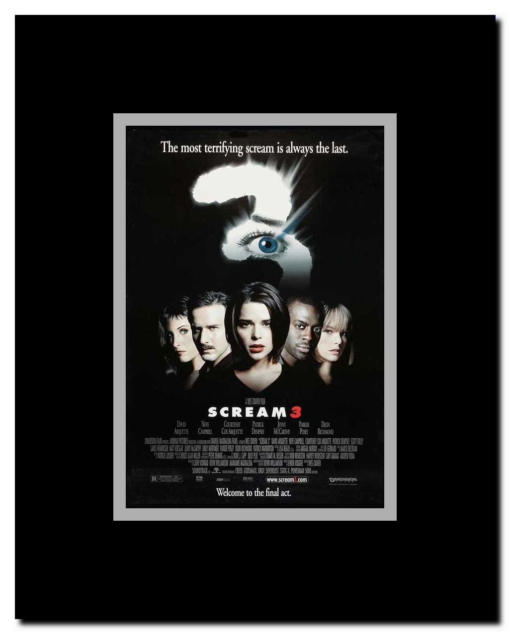 Scream 3 Framed Movie Poster