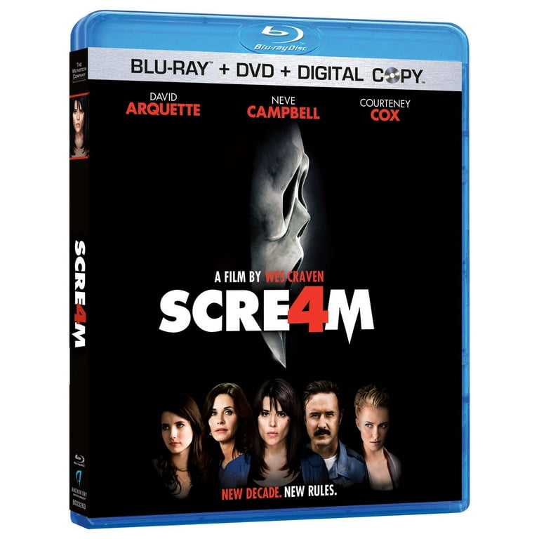 Scream 4 (Blu-ray + DVD) Horror, Lionsgate - Walmart.com