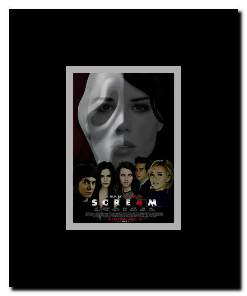 Scream 4 Framed Movie Poster