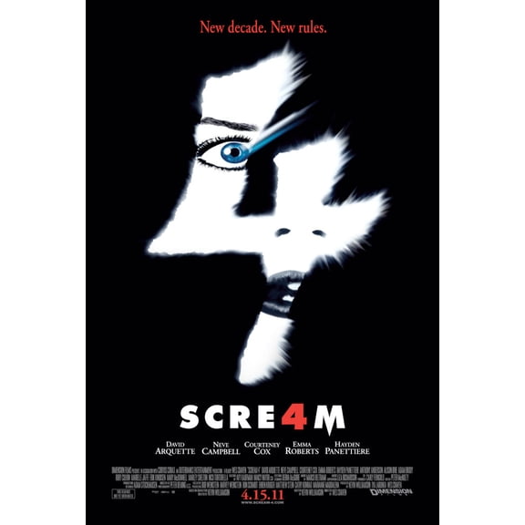 Scream 4 Mini Poster 11inx17in Mini Poster in Mail/storage/gift tube 11x17 poster #048947