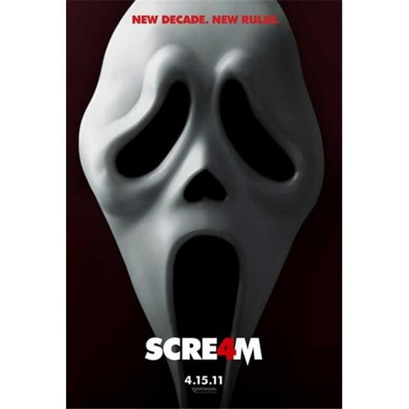 Scream 4 Movie Poster - 11 x 17 in.