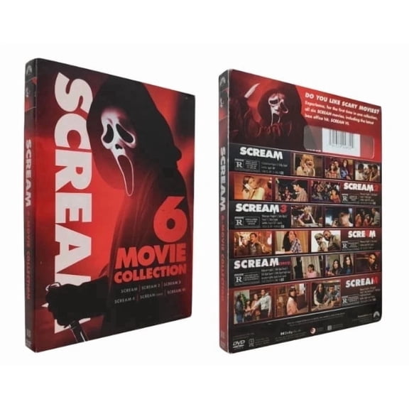 Scream 6-Movie Collection The Complete 1-6 (2023, 6-Disc) Region 1 new