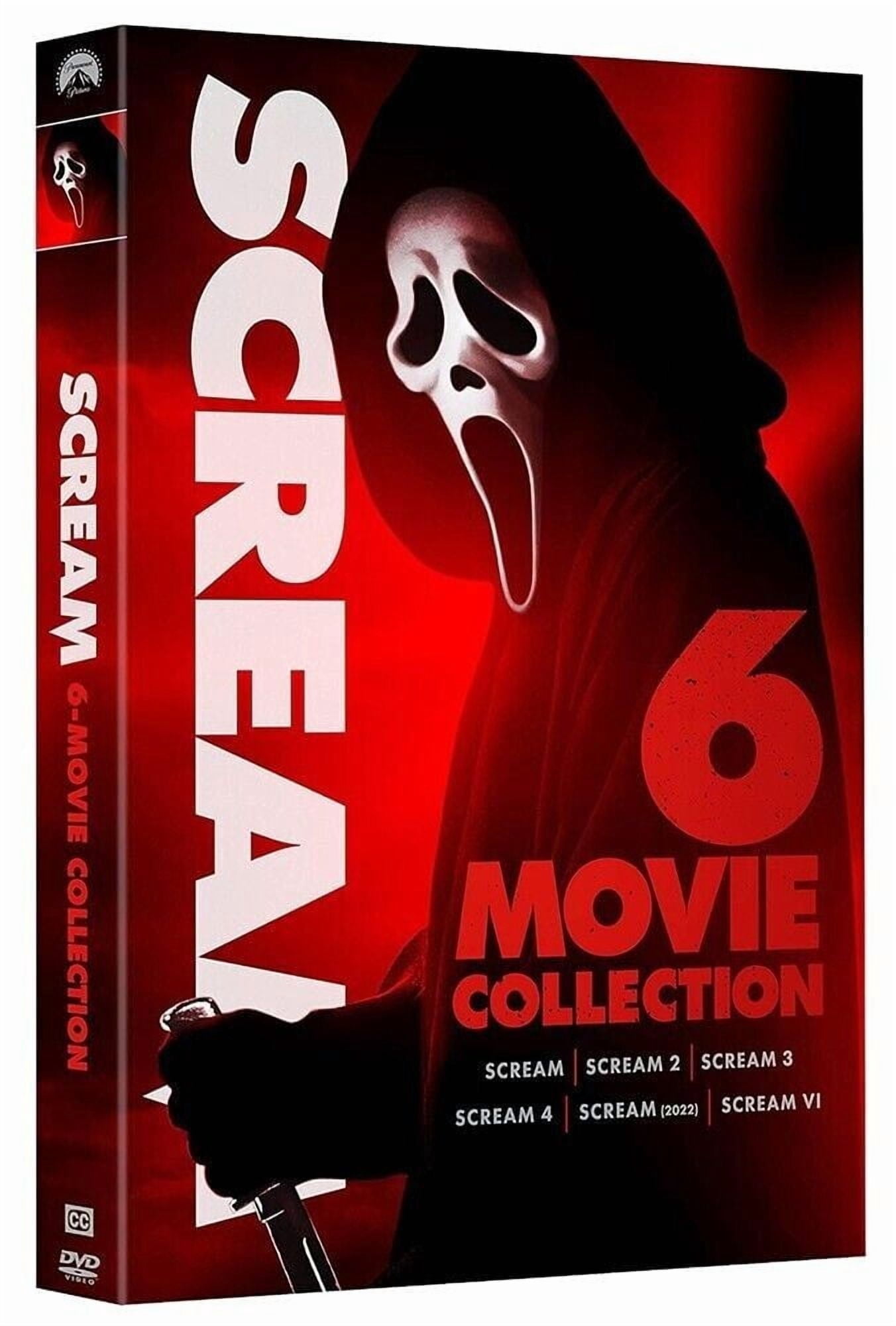 Scream 6-Movie Collection The Complete 1-6 (DVD, 2023, 6-Disc Box