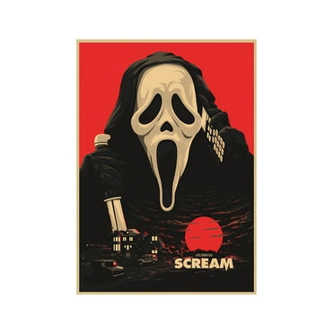 Scream 6 Poster 2023 Class 80‘s Movie Posters Prints Bedroom Decor for Wall Art Print Gift Home Decor Unframe Poster 12x18Inch 30x46cm