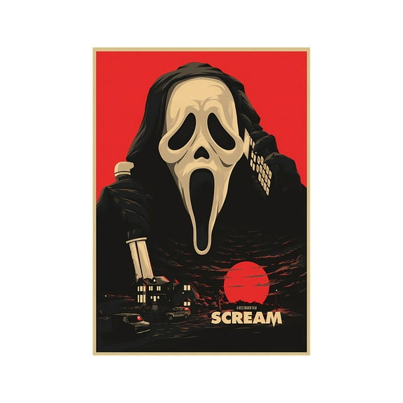 Scream 6 Poster 2023 Class 80‘s Movie Posters Prints Bedroom Decor for Wall Art Print Gift Home Decor Unframe Poster 12x18Inch 30x46cm