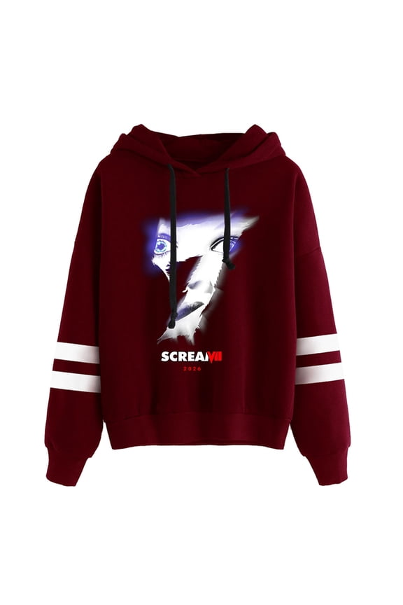 Scream 7 2025 Hoodie Unisex Fashion Casual Long Sleeve Sweatshirt