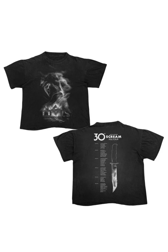 Scream 7 30th Anniversary of Scream Kill Tour 2026 Exclusive T-shirt S-4XL