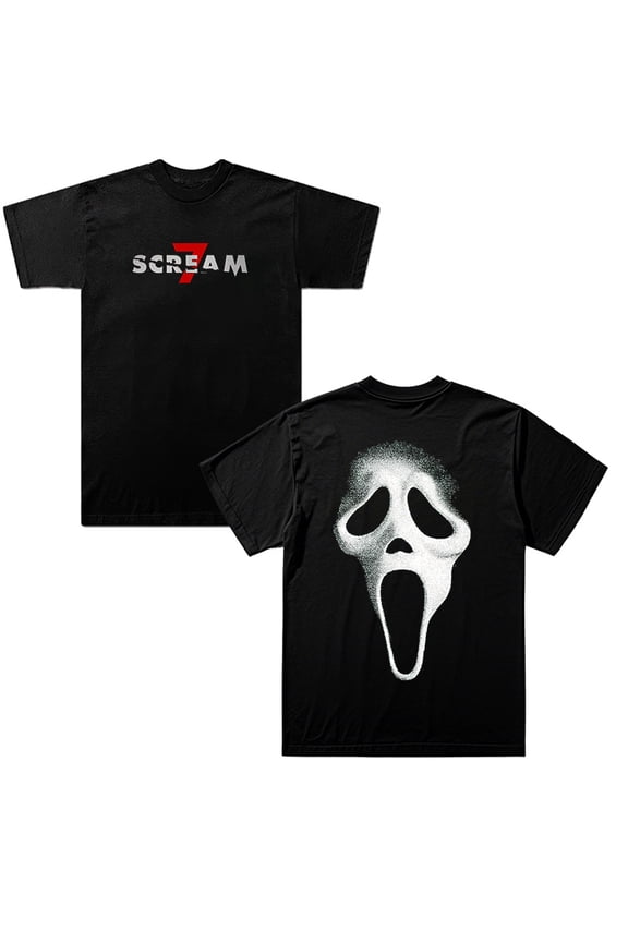 Scream 7 Ghostface Merch Movie Summer Unisex Short-sleeved T-shirt Fashion Y2K Printed Casual Stylish Design Tee