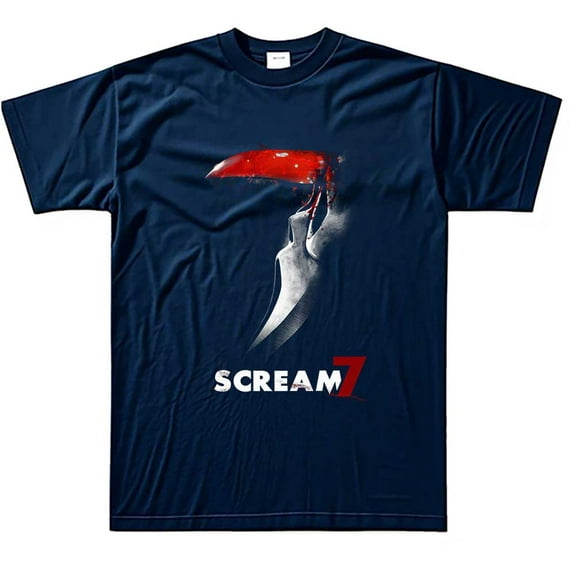 Scream 7 Ghostface Movie Merch  Summer Unisex Short-sleeved T-shirt Fashion Y2K Printed Casual Stylish Design Tee