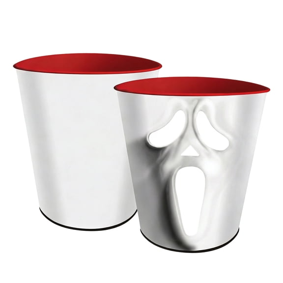 Scream 7 Ghostface Plastic Popcorn Tub with Red Interior