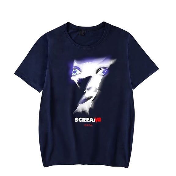 Scream 7 Inspired Graphic Merch T-Shirt – Unisex Short Sleeve Fashion Tee, Casual Streetwear Top for Movie Fans