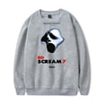 thumbnail image 1 of Scream 7 Inspired Print Merch Sweatshirt – Unisex Crewneck Long Sleeve Pullover , Casual Streetwear Top for Movie Fans, 1 of 6