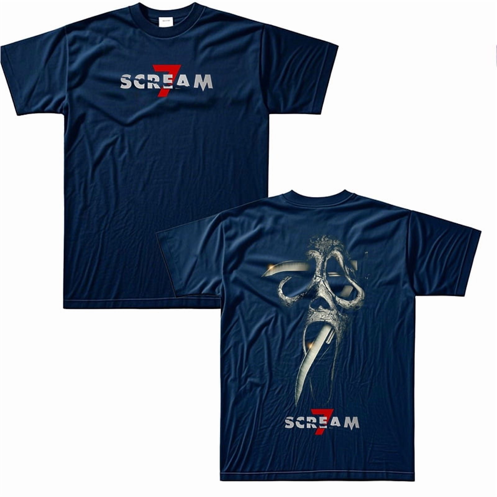 Scream 7 Movie Merch Summer Unisex Short-sleeved T-shirt Fashion