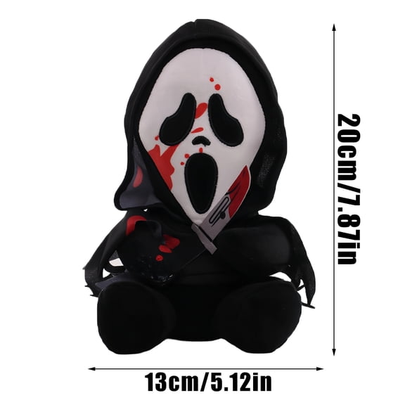 Scream 7 Plush Toy Cute Ultra Soft Stuffed Doll Figure with Premium Pp Cotton for Sofa Bedroom Home Decor Birthday Gift