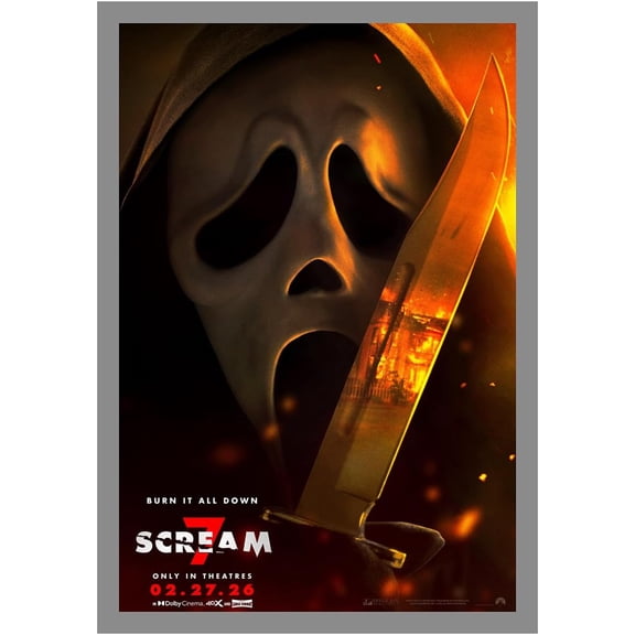 Scream 7 Poster 2026 Horror Movie Posters Unframed Size 24''x36'' GooGate