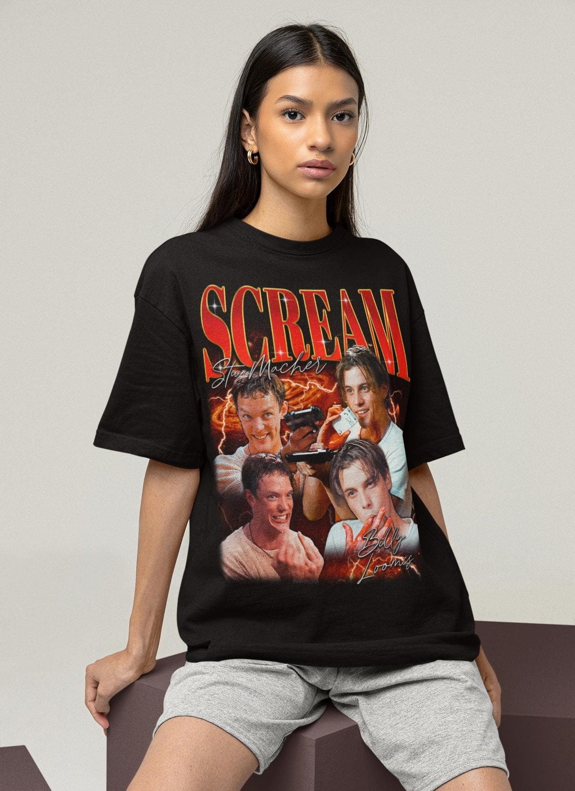 Scream Billy & Stu Shirt, Billy Loomis T-shirt, Scream Movie Tee