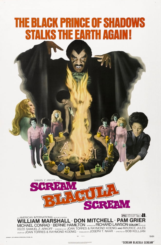 Scream Blacula Scream Canvas Art - (11 x 17)
