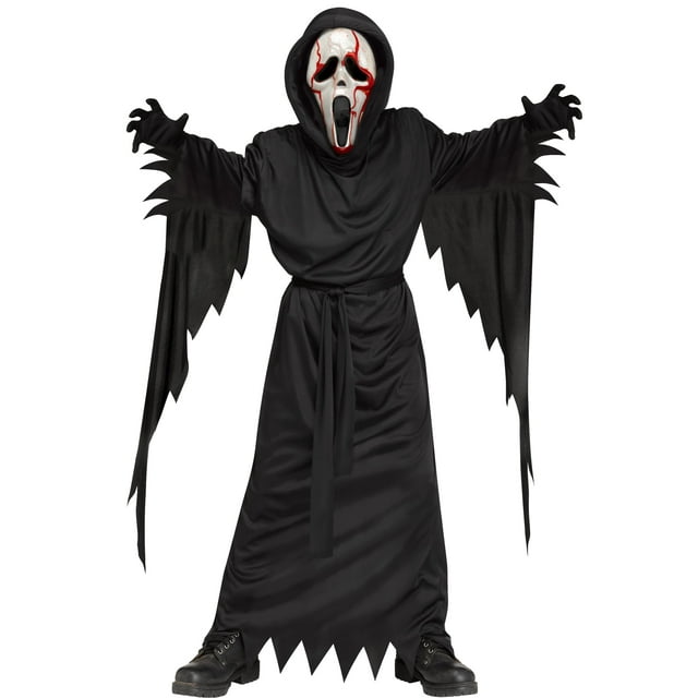 Scream Boys Bleeding Ghost Face Scary Halloween Costume, Fun World ...