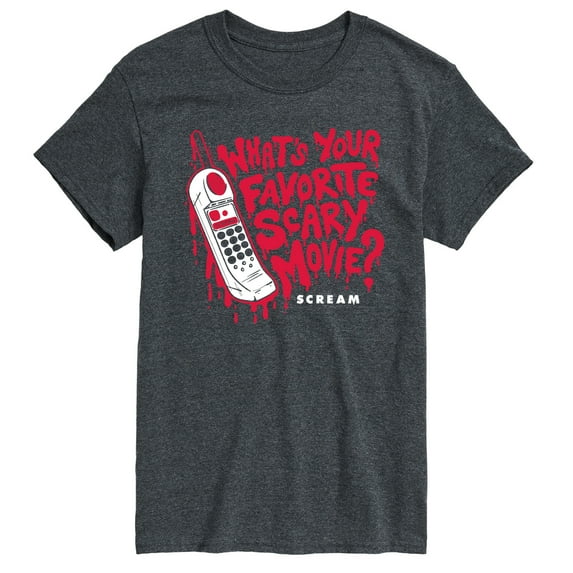 Scream - Favorite Scary Movie - Men's Short Sleeve Graphic T-Shirt