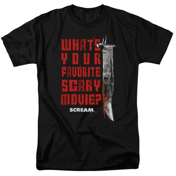 Scream Favorite Adult 18/1 T-Shirt Black