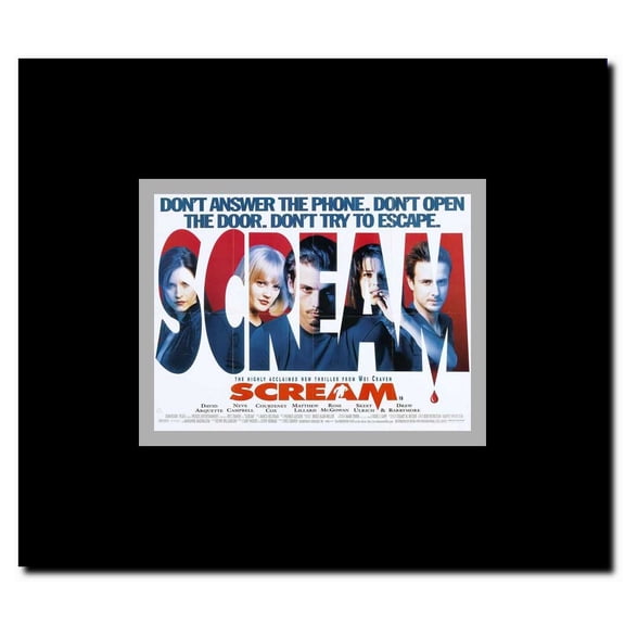 Scream Framed Movie Poster