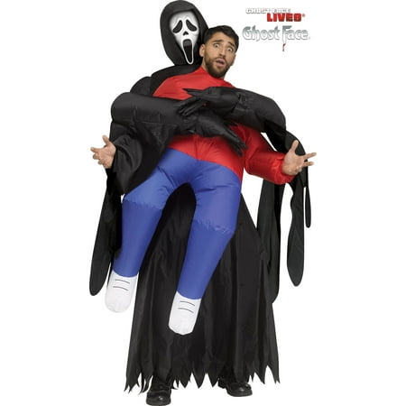 Scream Ghost Face Piggyback Inflatable Adult Costume | One Size Fits Up to 14
