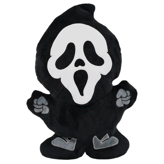 Scream Ghost Face Plush Toy Cute Ultra Soft Stuffed Doll Figure with Premium Pp Cotton for Sofa Bedroom Home Decor Birthday Gift