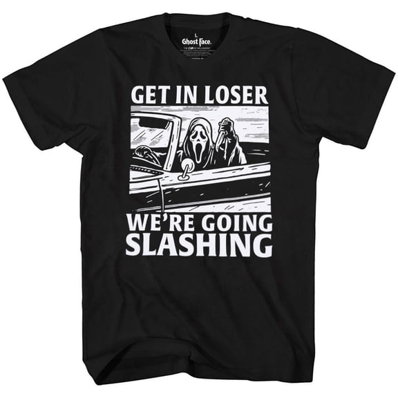 Scream Ghost Face We're Going Slashing T-Shirt Size: Small