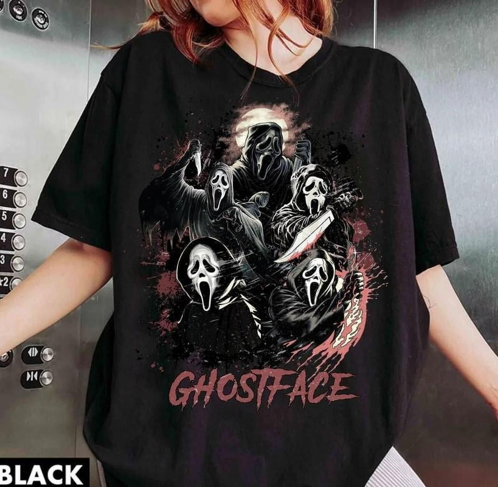 Scream .Ghostface .Halloween Scary Movie .Woodsboro Horror Film Club