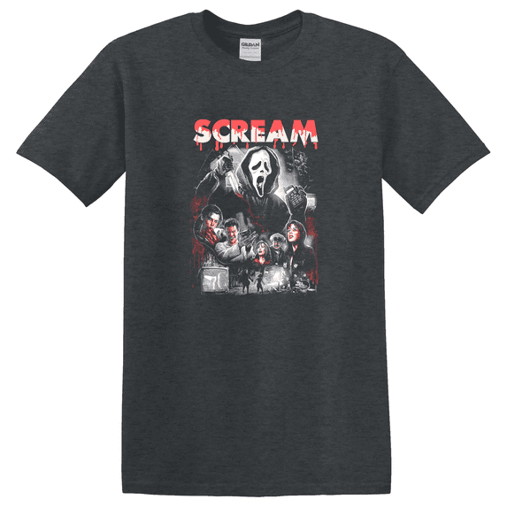 Scream Ghostface Horror Movie Retro Graphic T-Shirt