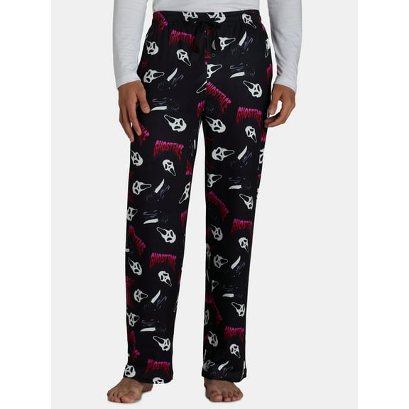 Scream Ghostface Men's Pajamas Sleep Pants, Sizes S-3XL
