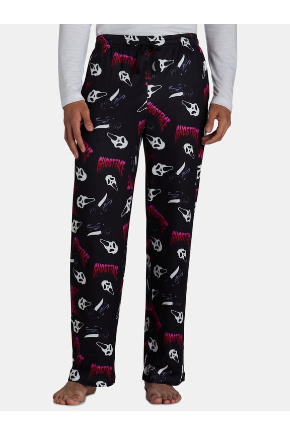 Scream Ghostface Men's Pajamas Sleep Pants, Sizes S-3XL