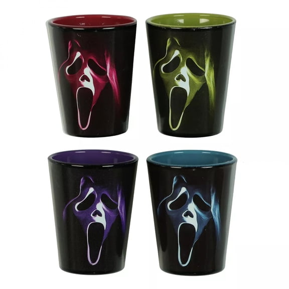 Scream Ghostface Shot Glasses, 4-Pack