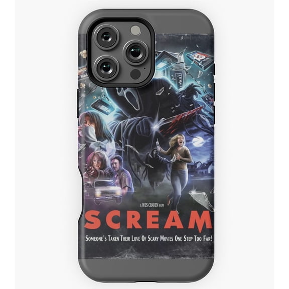 Scream Ghostface Slasher Horror GA1567 Phone Case for iPhone 11 to 17 Pro Max
