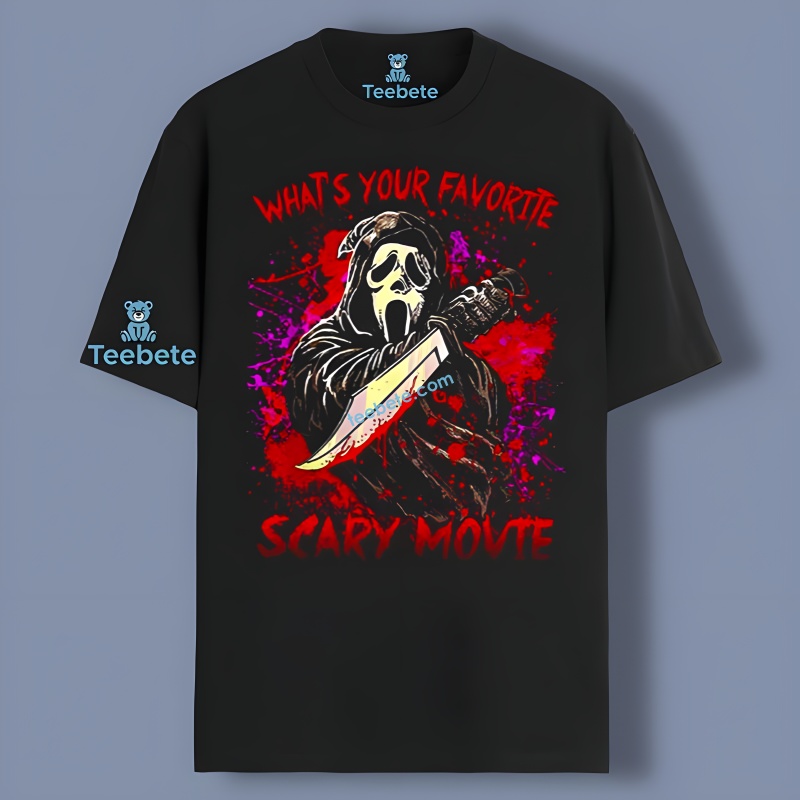 Scream Ghostface What Your Favorite Scary Movie Halloween Family Shirt