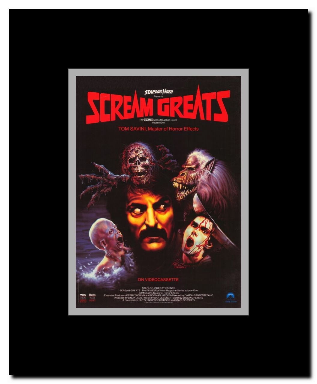 Scream Greats Vol. 1: Tom Savini Master of Horror Effects Framed Movie Poster