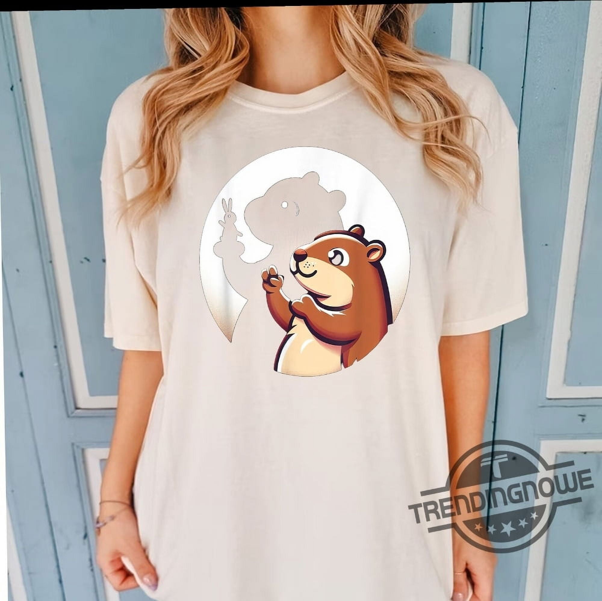 Scream Groundhog Shirt Groundhog Day Shadow Puppet Shirt Funny