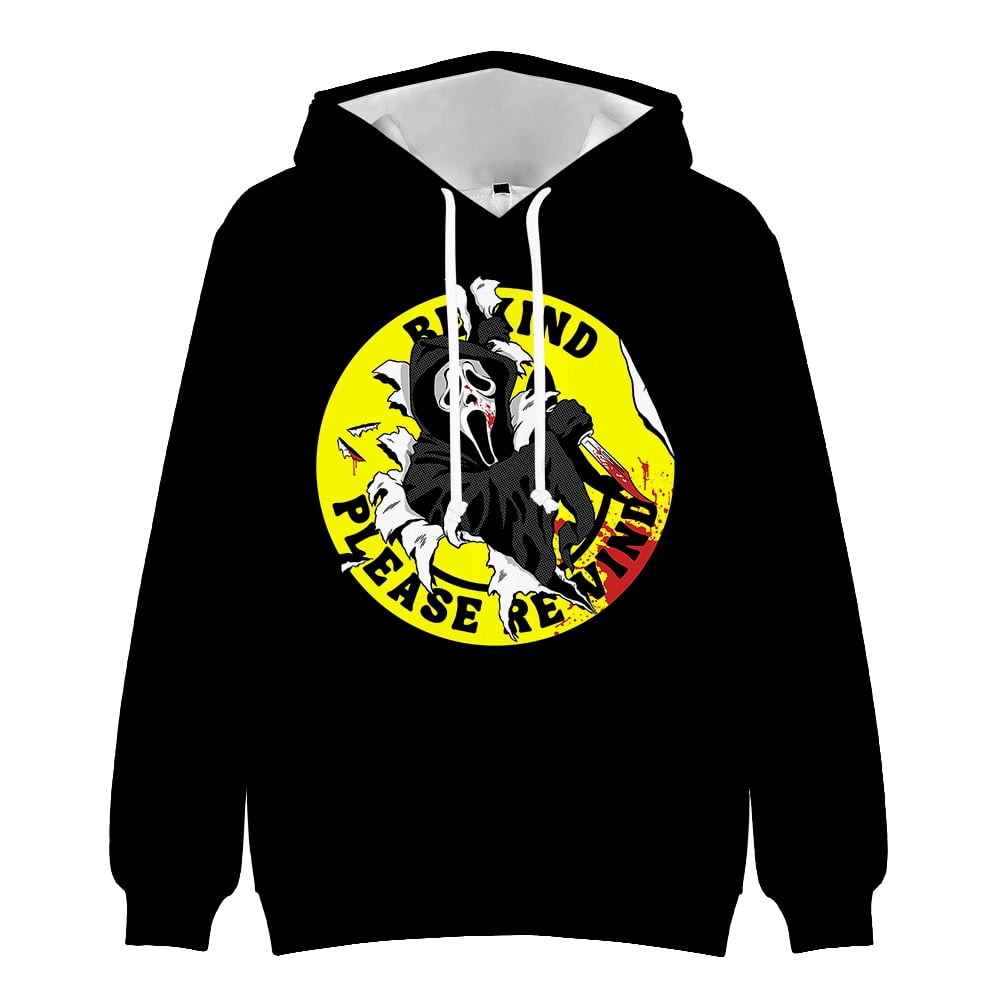 Bioworld Ghostface Scary Sweat à Capuche à Manches Longues