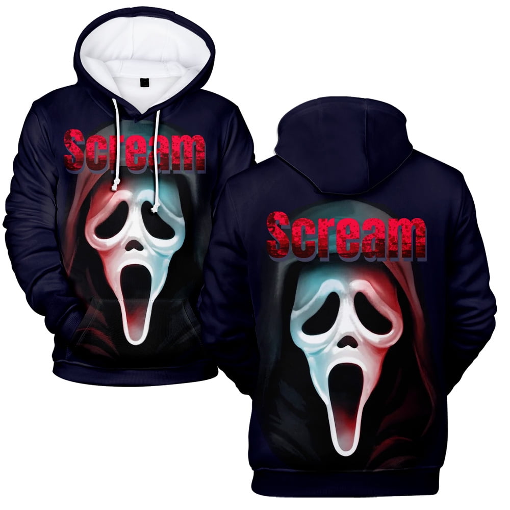 Scream Hoodies Women Men Casual Hooded Long Sleeve Pullover Scream 6 ...