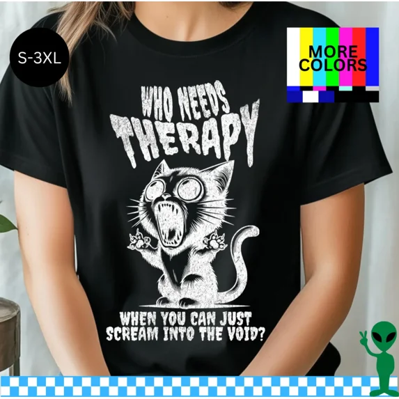 Scream Into the Void Shirt S-3XL Unisex Short-Sleeve