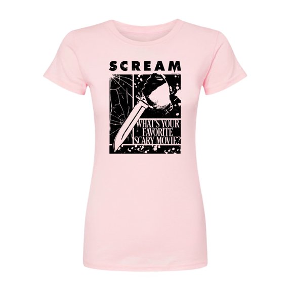 Scream - Knife - Juniors Fitted Graphic T-Shirt