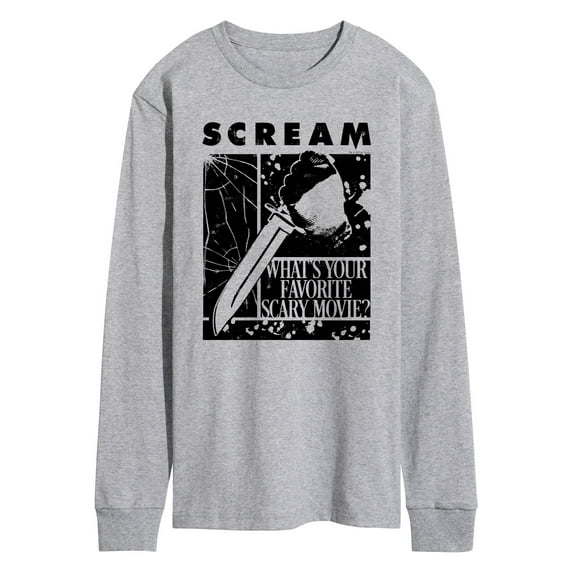 Scream - Knife - Men's Long Sleeve Graphic T-Shirt