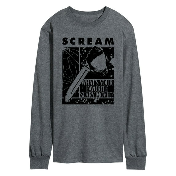 Scream - Knife - Men's Long Sleeve Graphic T-Shirt
