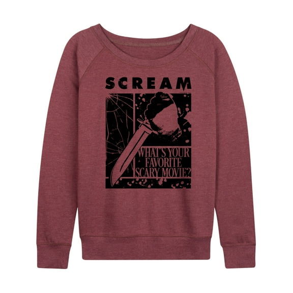 Scream - Knife - Women's French Terry Long Sleeve Shirt