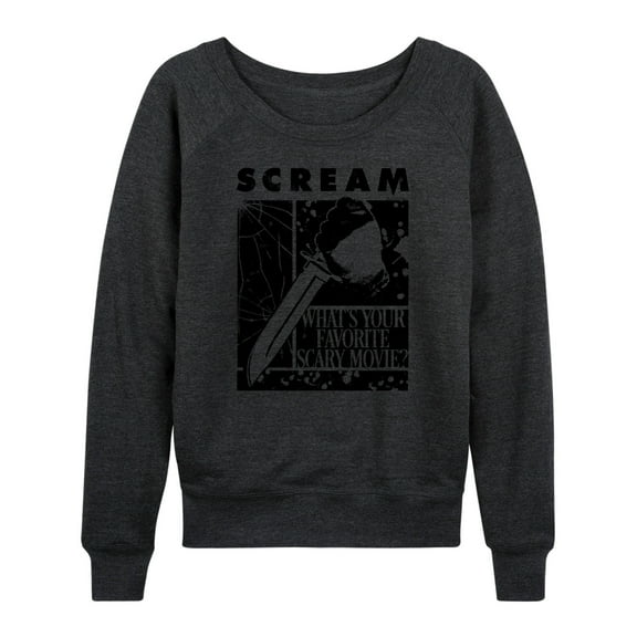 Scream - Knife - Women's French Terry Long Sleeve Shirt