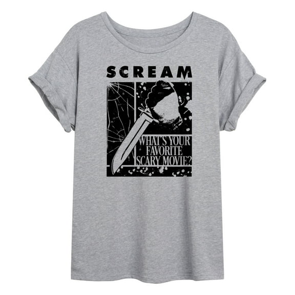Scream - Knife - Women's Oversizd Graphic T-Shirt