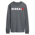 thumbnail image 1 of Scream - Red and White Logo Men's Long Sleeve Graphic T-Shirt, 1 of 5