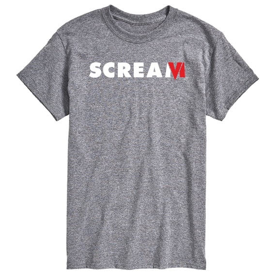 Scream - Red and White Logo Men's Short Sleeve Graphic T-Shirt